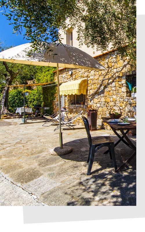 Appartamento vacanza Riviera dei Fiori: giardino privato Le PIetre